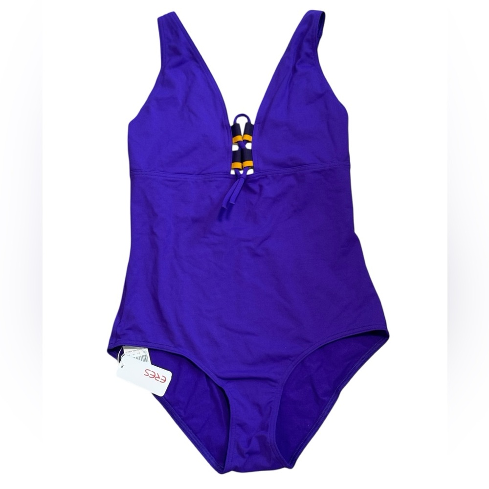 ERES***Purple One-Piece Swimsuit***US 12 $780 NWT